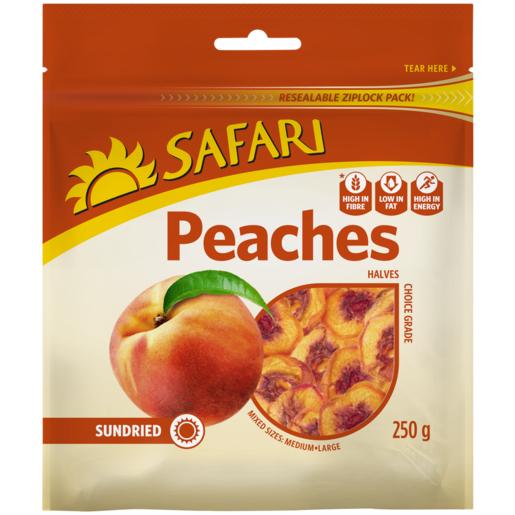 Safari Dried Peach Halves 250g