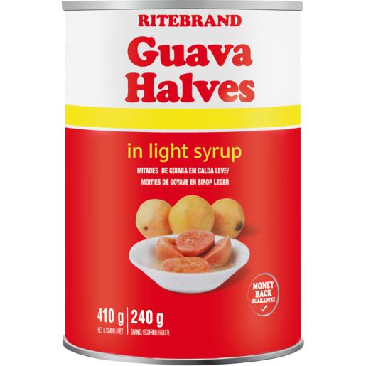 Ritebrand Guava Halves In Light Syrup Can 410g