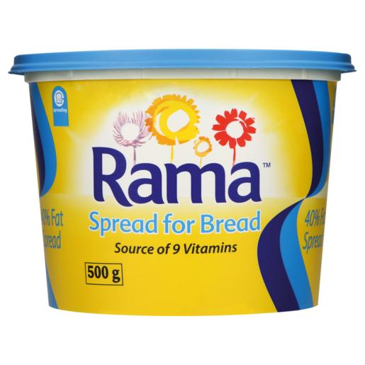 Rama 40% Fat Spread For Bread Tub 500g