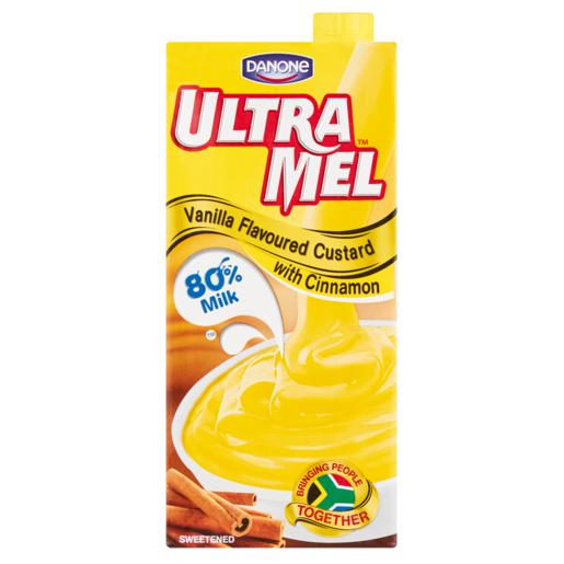 Danone Ultra Mel Vanilla Custard With Cinnamon 1L