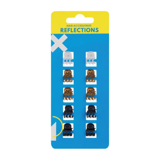 Reflections Assorted Mini Claw Clips 10 Pack (Assorted Item – Supplied At Random)