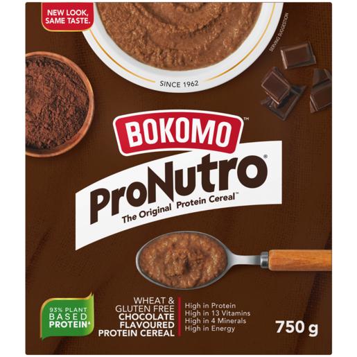 Bokomo ProNutro Wheat & Gluten Free Chocolate Flavoured Protein Cereal 750g