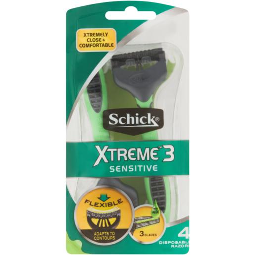 Schick Xtreme 3 Sensitive Razor 4 Pack