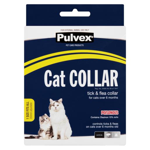 Pulvex Tick & Flea Cat Collar 350mm