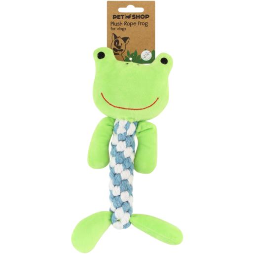 Pet Shop Frog Plush Rope Dog Toy