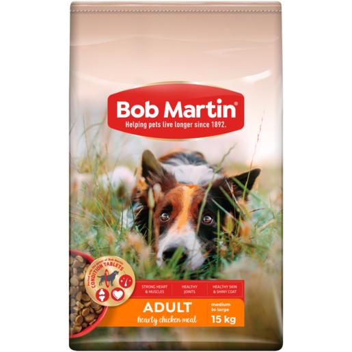 Bob Martin Complete Condition Superfood Boost Hearty Chicken Meal For Bigger Dogs Bag 15kg