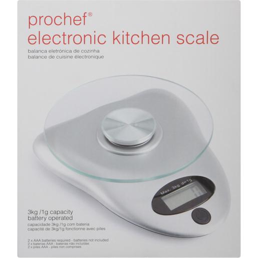 Prochef Silver Electronic Kitchen Scale