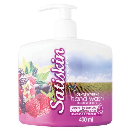 Satiskin Blissful Berry Liquid Hand Wash 400ml