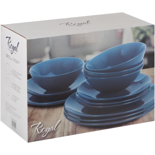 Royal Teal Dinner Set 12 Piece