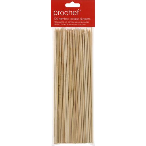 Prochef Bamboo Sosatie Skewers 100 Pack