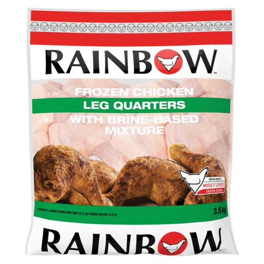 Rainbow Frozen Chicken Leg Quarters 3.5kg
