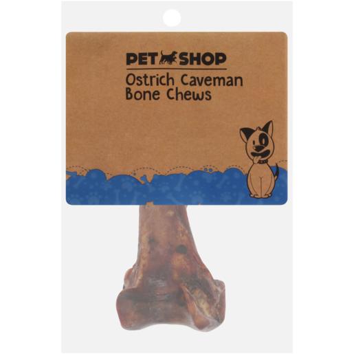 Pet Shop Ostrich Caveman Bone Dog Chews Pack