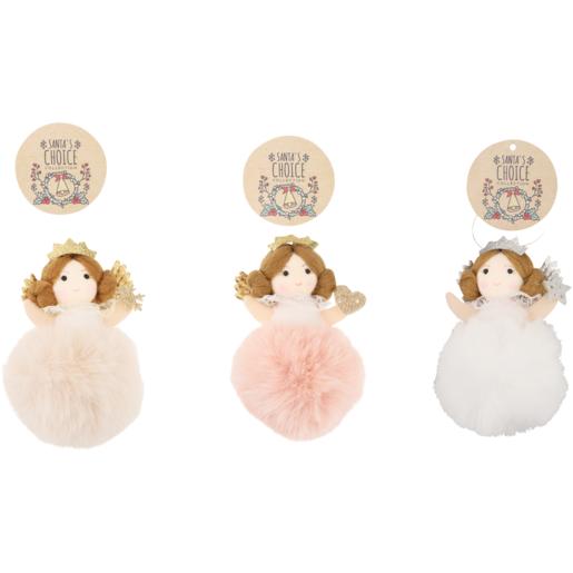 Santa’s Choice Pom Doll Christmas Tree Decoration (Assorted Item – Supplied At Random)