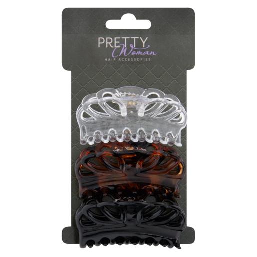 Pretty Woman Clip Claw Set 3 Pack