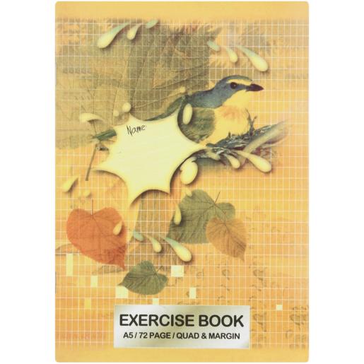 Scholar Quad & Margin A5 Exercise Book 72 Page