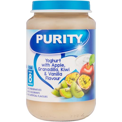 Purity Yoghurt With Apple, Granadilla, Kiwi & Vanilla Flavoured Baby Food 200ml
