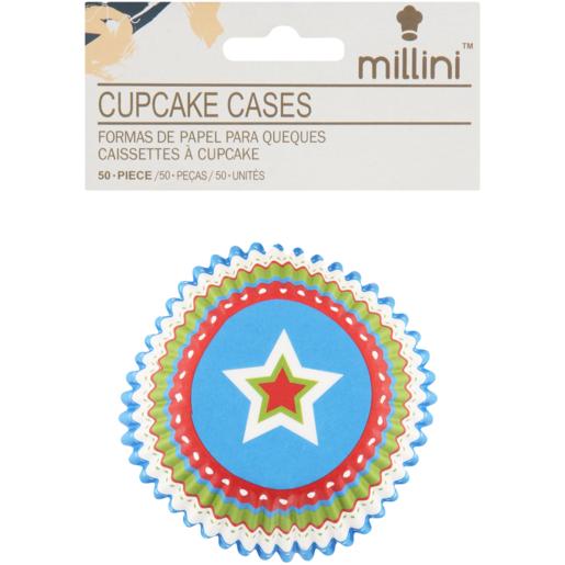 Millini Superstar Cupcake Cases 50 Pack