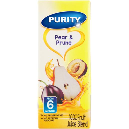 Purity Prune & Pear 100% Fruit Juice 6-36 Months 200ml