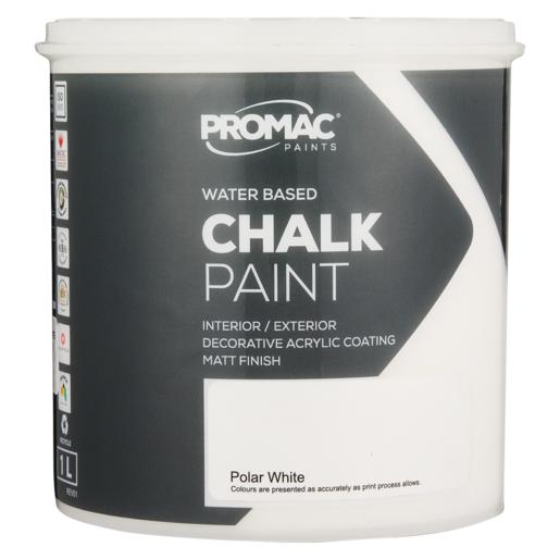 Promac Paints Polar White Chalk Paint 1L
