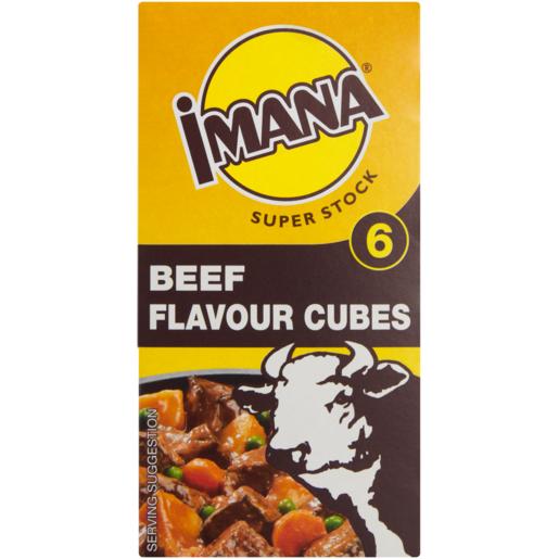 Imana Beef Flavoured Stock Cubes 6 Pack