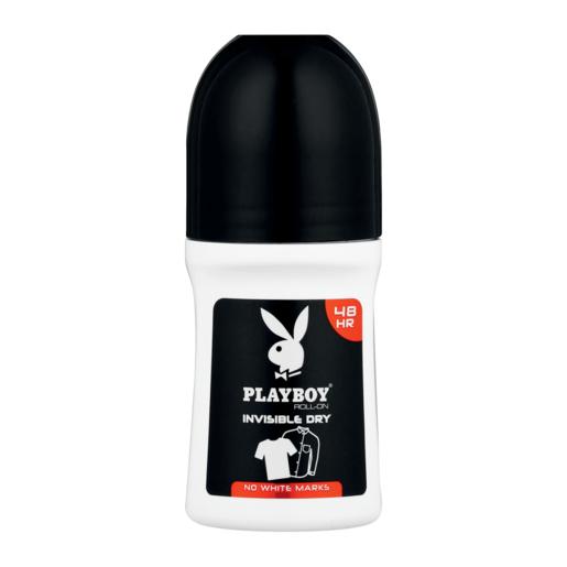 Playboy Mens Invisible Dry Roll-On 50ml