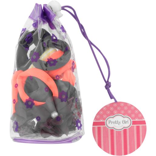 Pretty Girl Hair Accessories Gift Bag Set 22 Piece