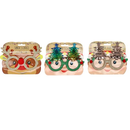 Santa’s Choice Accessory Glasses (Assorted Item – Supplied At Random)