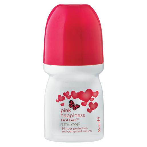 Revlon Pink Happiness First Love Ladies Anti-Perspirant Roll-On 50ml