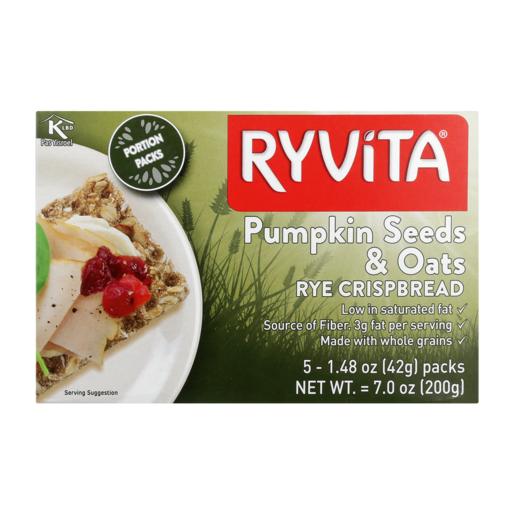 Ryvita Pumpkin Seeds & Oats Flavoured Rye Crispbread 200g