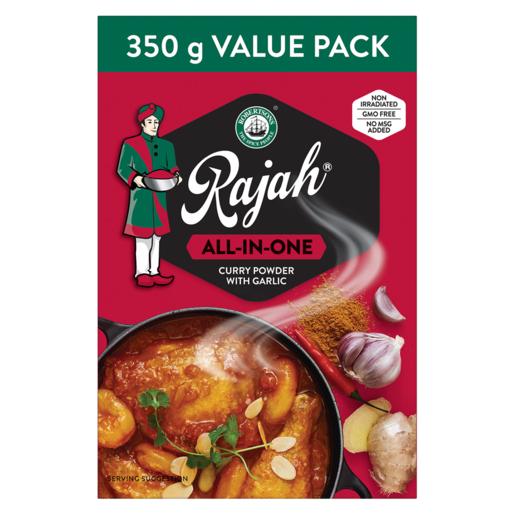 Rajah All-In-One Curry Powder With Garlic 350g