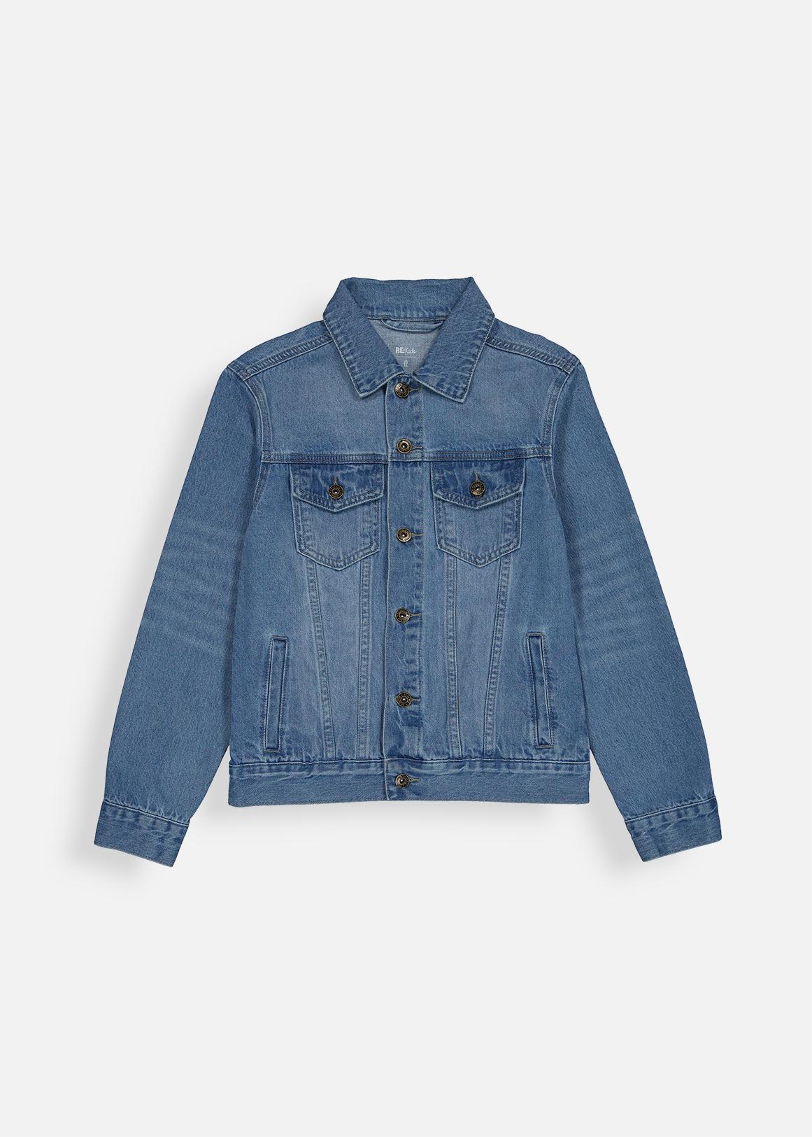 RE DENIM JACKET  MEDIUM BLUE   10