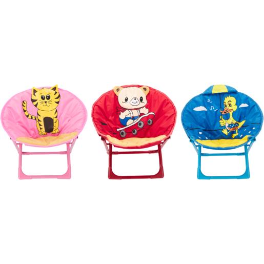 Bush Baby Kids Moon Chair With Funky Character (Assorted Item – Supplied At Random)