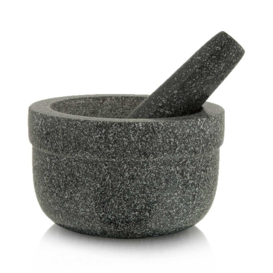 SC GRANITE PESTLE AND MORTAR CHARCOAL