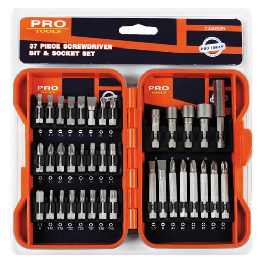 Pro Tools S Bit & Socket Tools Set 37 Piece
