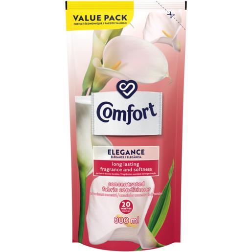 Comfort Elegance Concentrated Laundry Fabric Softener Refill 800ml