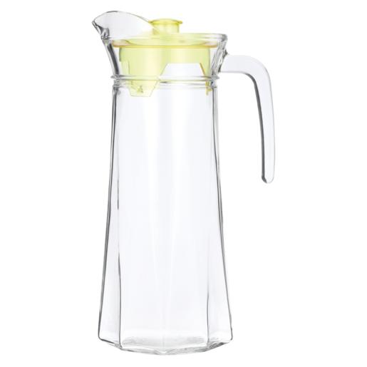 Saturne Glass Jug With Lid 1.3L