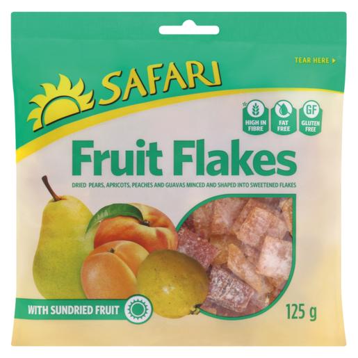 Safari Assorted Sundried Fruit Flakes 125g