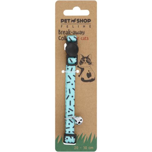 Pet Shop Blue Speckled Breakaway Cat Collar 20 – 30cm