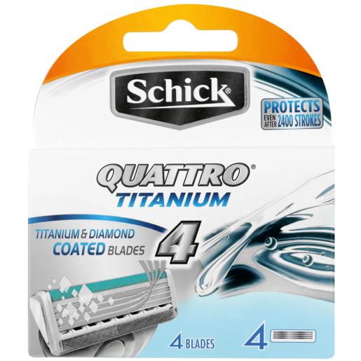 Schick Quattro Titanium Blades 4 Pack