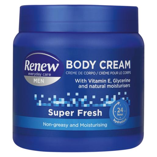 Renew Men Super Fresh Body Cream 500ml