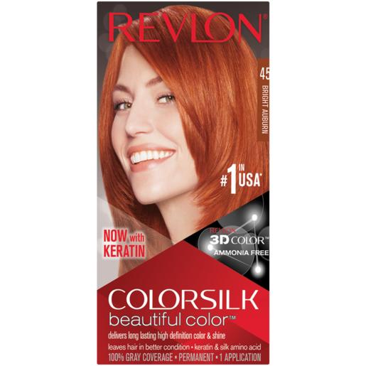 Revlon Color Silk 45 Bright Auburn Hair Colour Set