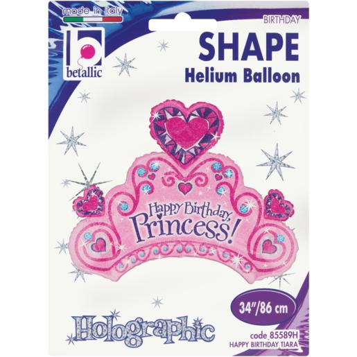 Princess Tiara Shape Foil Balloon 86cm