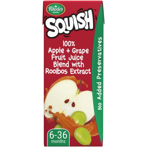 Rhodes Squish 100% Apple & Grape Juice With Rooibos Extract 200ml