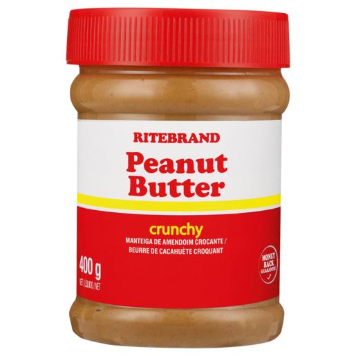 Ritebrand Crunchy Peanut Butter 400g