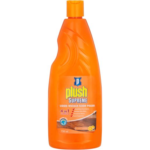 Plush Supreme Orange Blossom Scented Liquid Wooden Floor Polish 750ml