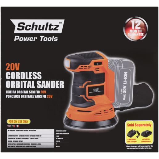 Schultz Cordless Orbital Sander 20V