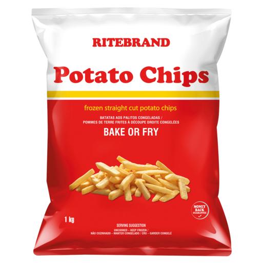 Ritebrand Frozen Potato Chips 1kg