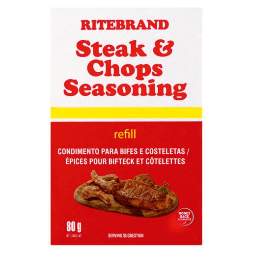 Ritebrand Steak & Chops Seasoning Refill 80g