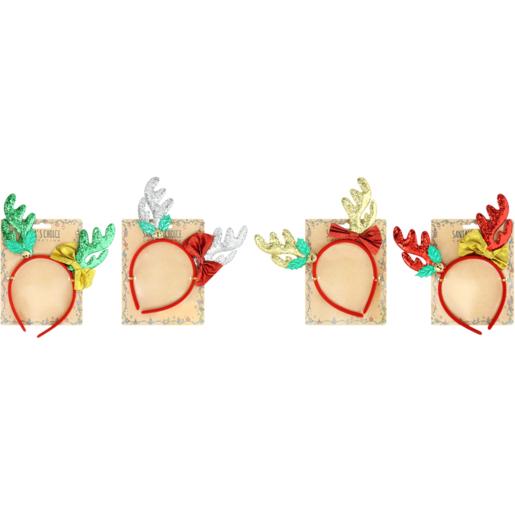 Santa’s Choice Antler Headband (Assorted Item – Supplied At Random)