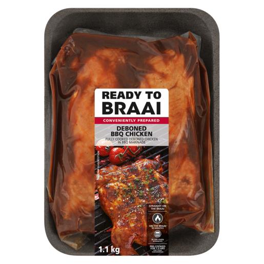 Ready To Braai Deboned BBQ Chicken 1.1kg